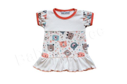 Šatičky krátky rukáv Macko Baby Service