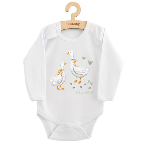 Detské body s potlačou New Baby Husičky