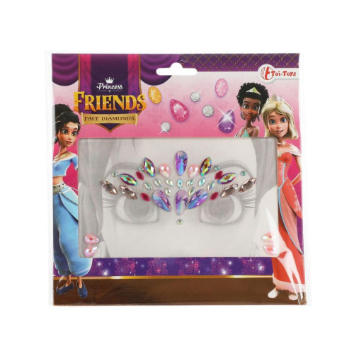 Tvárové zdobiace diamanty/kamienky Princezná
