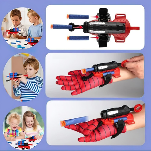 Detský kostým Spiderman s vystrelovákom