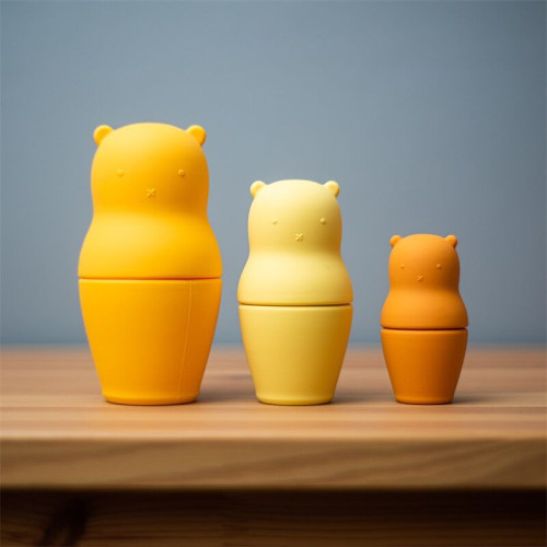 Silikónoví medvedíci Bigjigs Toys