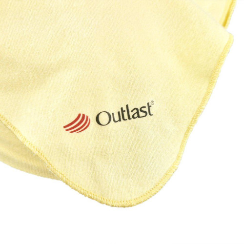 Šatka tenká šilt Outlast®s UV faktorom 50+ sv.žltá/motýliky