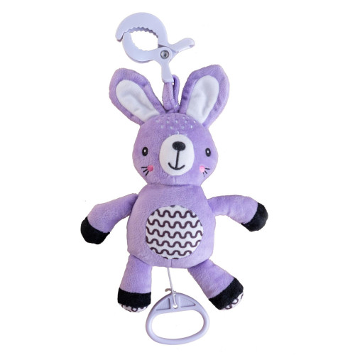 Naťahovací hrací strojček plyš 30 cm záves na postieľku/kočík Babyted