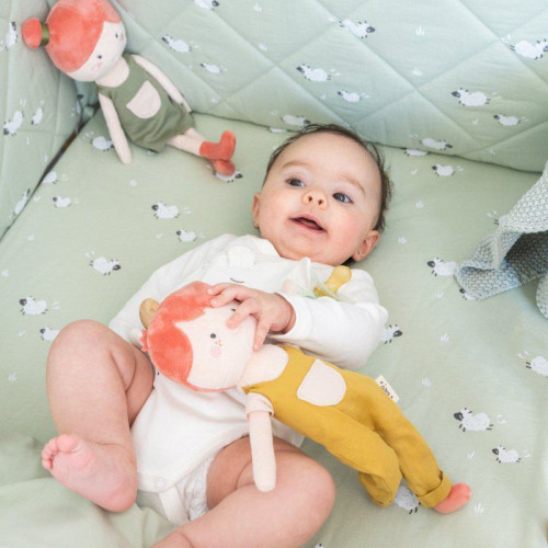 2-dielny bavlnený set do postieľky 0 m+ bonjourbébé
