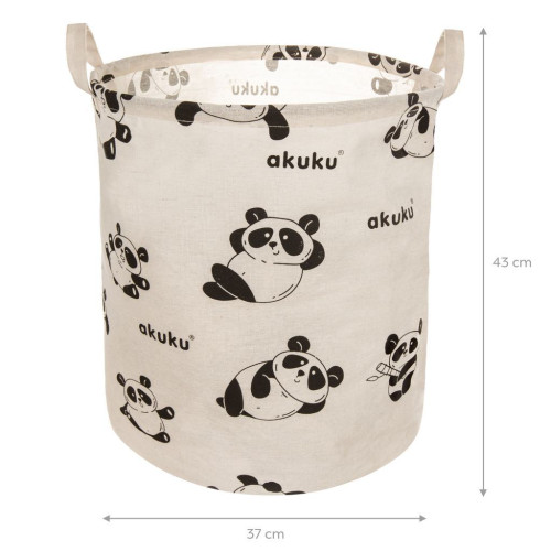 Skladací kôš na hračky - Panda Akuku
