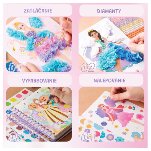 Fashion kreatívna kniha Dreamy Fairy