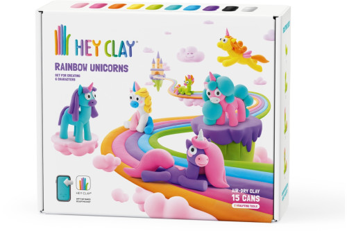 Kreatívna sada - jednorožce Hey Clay