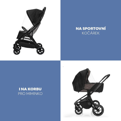 Pláštenka na kočík univerzálna exclusive Black Zopa