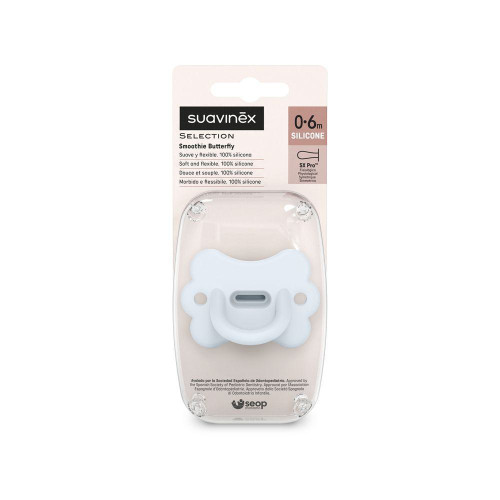 Cumlík fyziologické silikón Butterfly 0-6 m SX PRO Colour Essence Suavinex