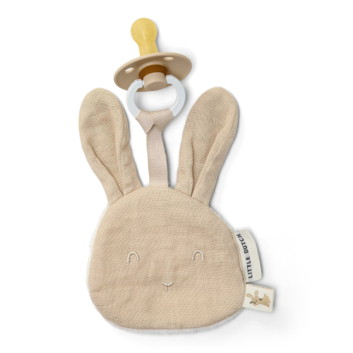 Muchláčik na cumlík králiček Baby Bunny Little Dutch
