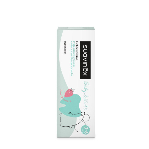 Detská zubná pasta Baby/Kids s jahodovou príchuťou - 50 ml Suavinex