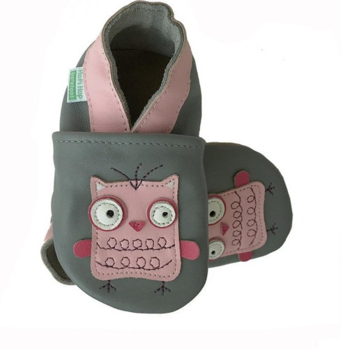 Kožené capáčky Barefoot Veľ. M (6-12 mes.) Hopi Hop