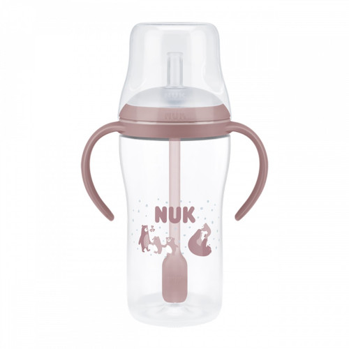 Dojčenská fľaša Perfect Match na učenie so slamkou Bear 260 ml NUK