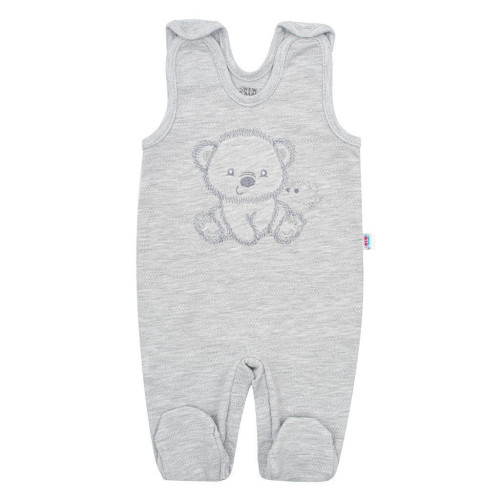 Dojčenská súpravička do pôrodnice New Baby Sweet Bear sivá