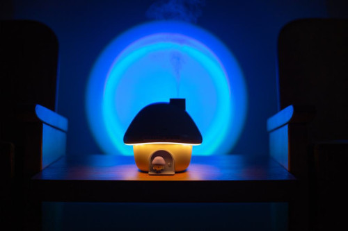 Zvlhčovač vzduchu a LED lampička 2 v 1 - hubka, Mary's