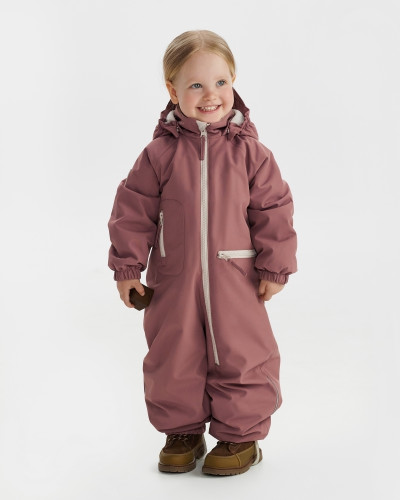 Prechodová kombinéza Ulli Pink Clay Leokid
