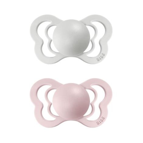Bibs cumlíky silikón ortodonické 2 ks Couture 0 - 6 mesiacov