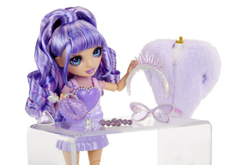 Rainbow High Creative Crystals bábika - Violet Willow TV