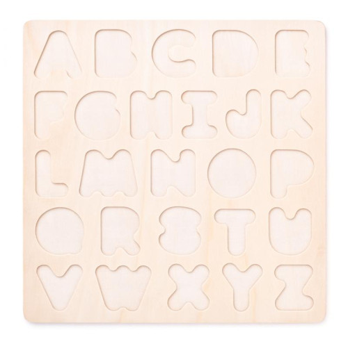 Puzzle ABC- písmená na doske