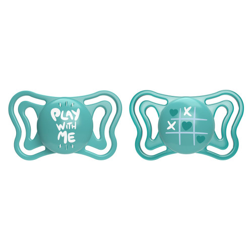 Cumlík Physio Light silikónové modré 16 - 36 m, 2 ks Chicco