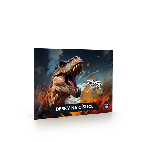 Dosky na číslice Dino