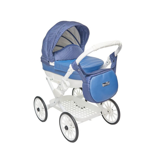 Modrý kočík pre bábiky Kids Elegance Jasmine