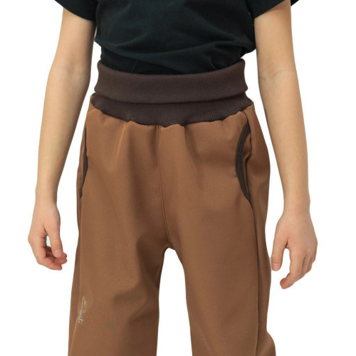 Rastúce softshellové nohavice Sport Brown Esito
