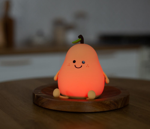 LED silikónová nočná lampička Rgb - hruška Mary's