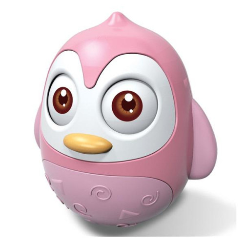 Kývacia hračka Bayo tučniak pink