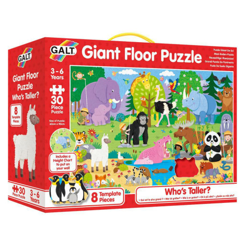 Veľké podlahové puzzle - Kto je vyššia?