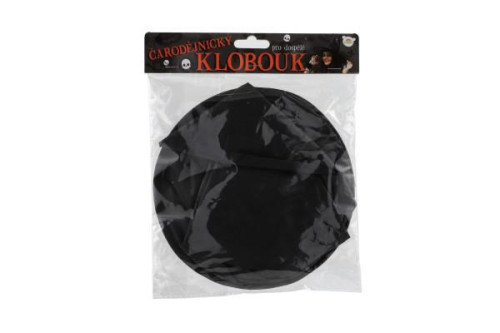 Klobúk čarodejnícky skladací dospelý 38 cm
