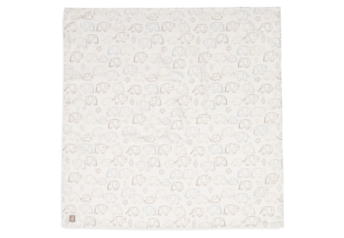 Plienky zavinovacie 2ks 115x115 cm Jollein Elephant Tales