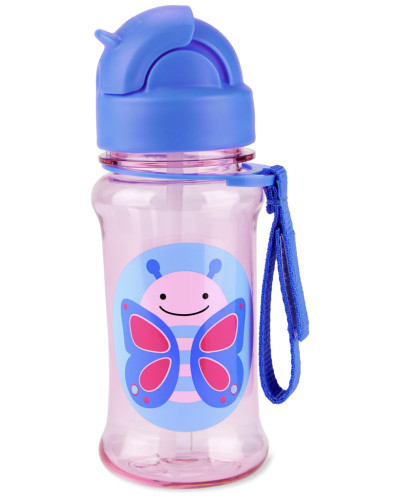 Zoo tritan Fľaša so slamkou 355 ml 12m+ Skip hop