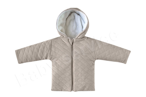 Zimný kabátik thermo Béžová Baby Service