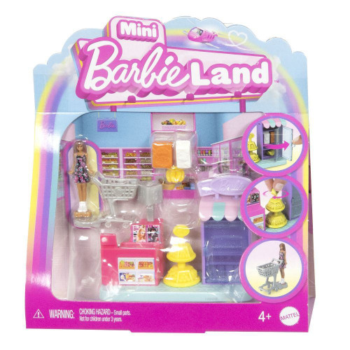 Mini Barbieland herný set - supermarket