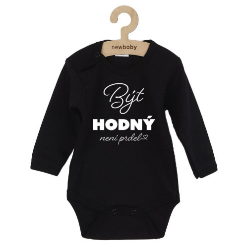 Detské body s potlačou New Baby Byť hodný.....