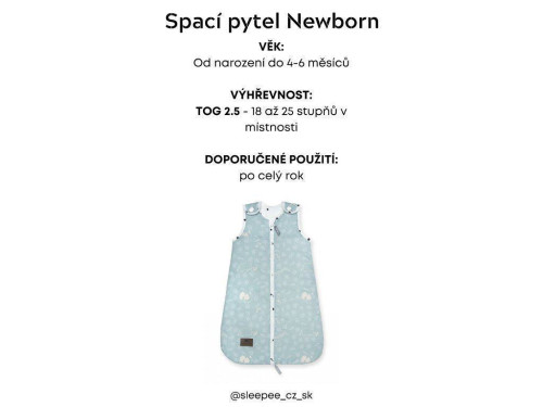 Spací vak Newborn Vintage Sleepee
