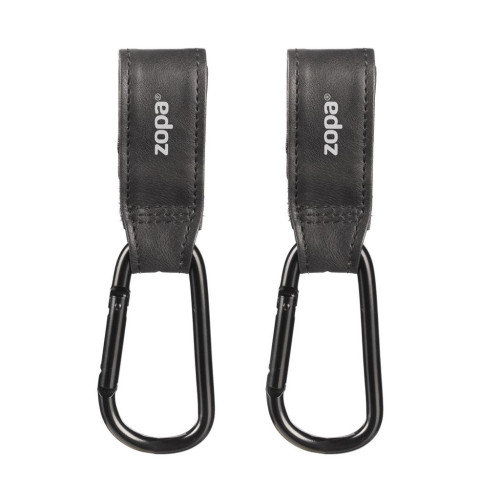 Multifunkčný popruh so skobou Deluxe 2 ks Black Zopa
