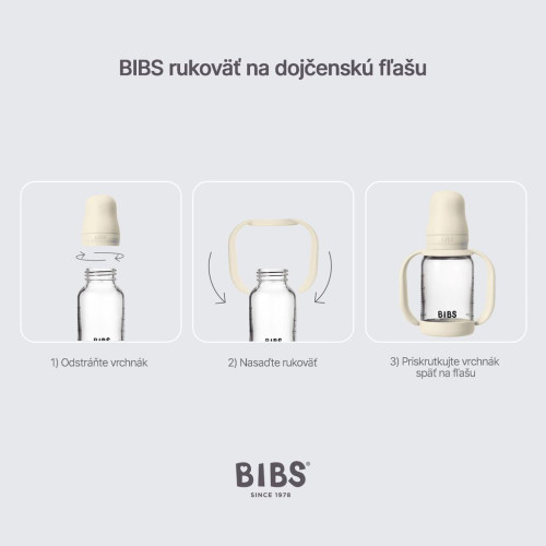 Ouška na fľašu Bibs