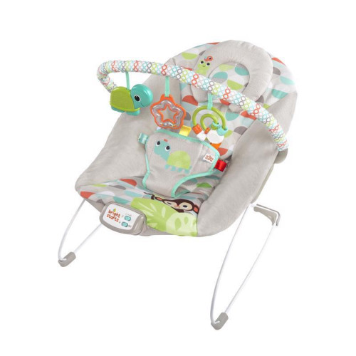 Lehátko vibrujúce s melódiou Happy Safari 0 m+, do 9 kg, 2019 Bright Starts
