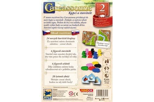 Carcassonne 2. rozšírenie: Kupci a stavitelia (2025)