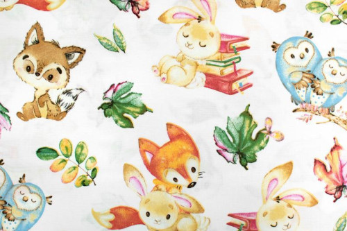 Mantinel s obliečkami Premium 3dielna súprava Cute Animals Baby Nellys