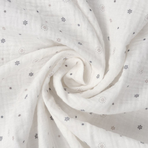 Mušelínové prestieradlo Dizajn s gumou 60 x 120 cm BabyMatex