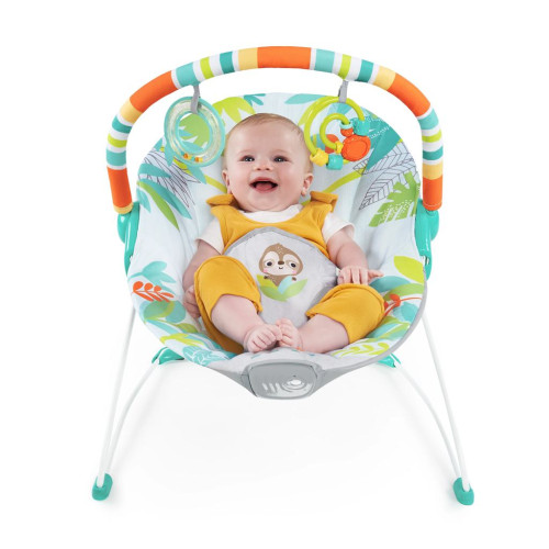 Lehátko vibrujúce Rainforest Vibes™ 0 m+ do 9 kg Bright Starts