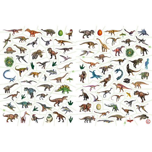Maľovanky a 100 tetovaní Dinosaury