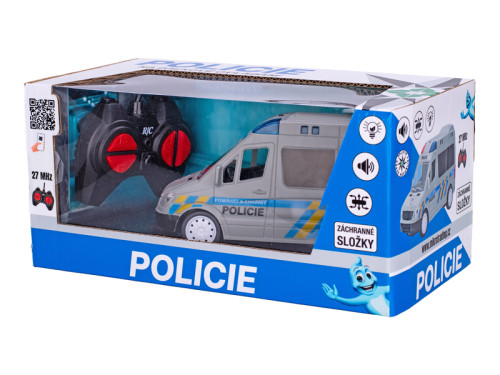 R/C auto polícia CZ 27MHz plná funkcia so svetlom a zvukom