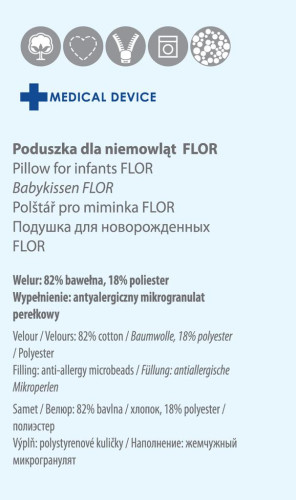 Dojčiaci vankúšik Flor BabyMatex