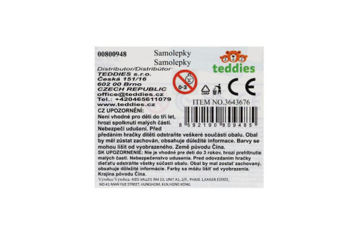 Okenné samolepky a omaľovánky s farbami 3 druhy