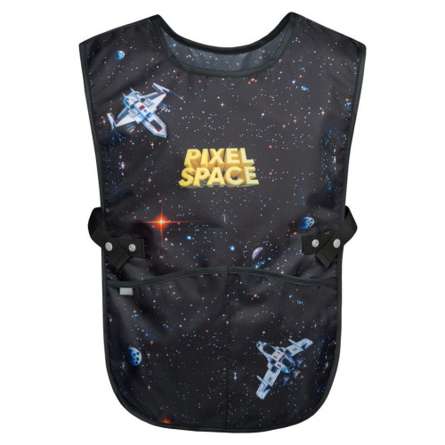 Set 5 Zippy Plus Pixel Space: aktovka, peračník, sáčok, zástera, peňaženka Baagl