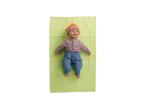 Obojstranná froté podložka 50 x 80 cm 3 ks zelená